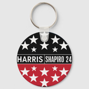 Chaveiro Harris-Shapiro 2024 Vintage Presidente Kamala