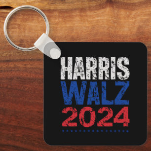Chaveiro Harris Waltz 2024 Eleição Kamala Harris Tim Waltz
