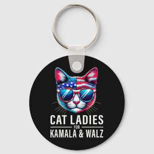 Chaveiro Harris Waltz Cat Lady Harris Waltz 2024 Kamala Har