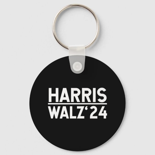 Chaveiro Harris-walz-2024 Eleito Men Mulheres Crianças Harr (Frente)