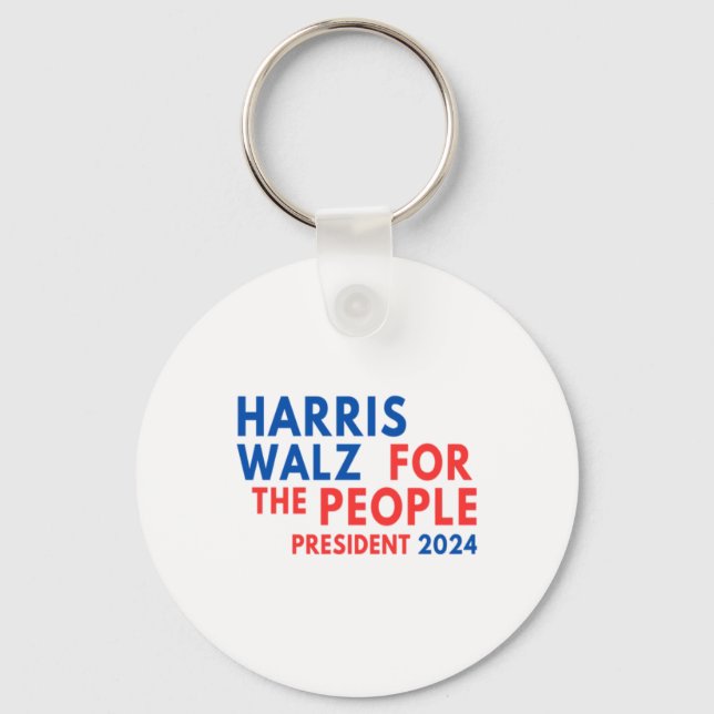 Chaveiro Harris Walz 2024 Para As Pessoas (Frente)