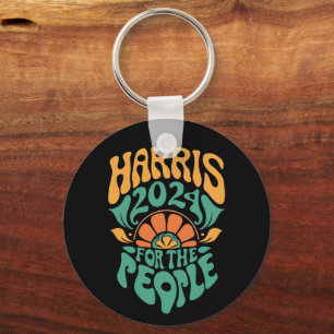 Chaveiro Harris Walz 2024 Presidente eleitoral Kamala Harri