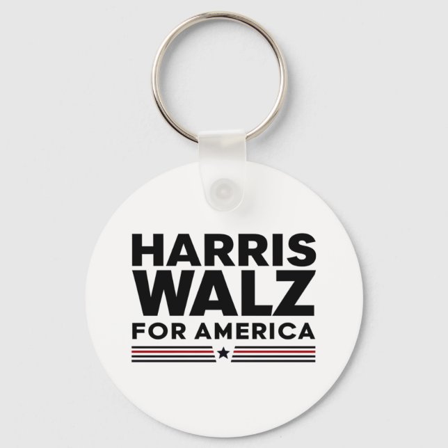 Chaveiro harris walz para a américa (Frente)
