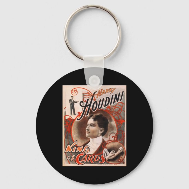 Chaveiro Harry Houdini King Of Cards (Frente)