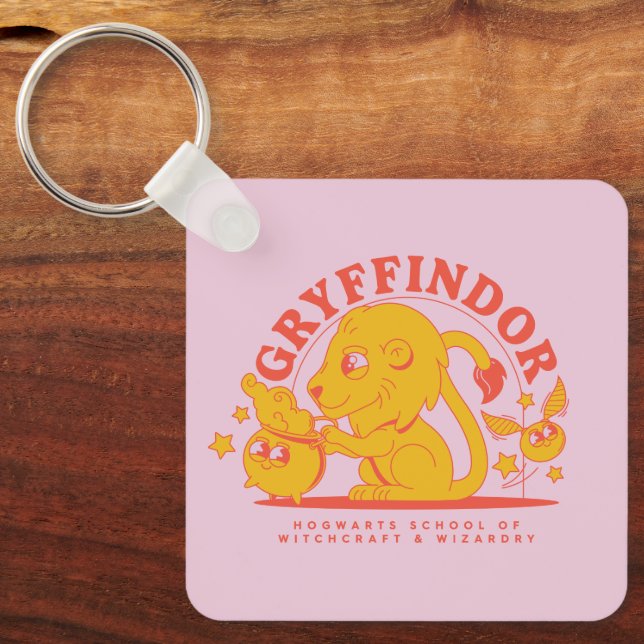 Chaveiro HARRY POTTER™ | Escola GRYFFINDOR™ Hogwarts (Frente)