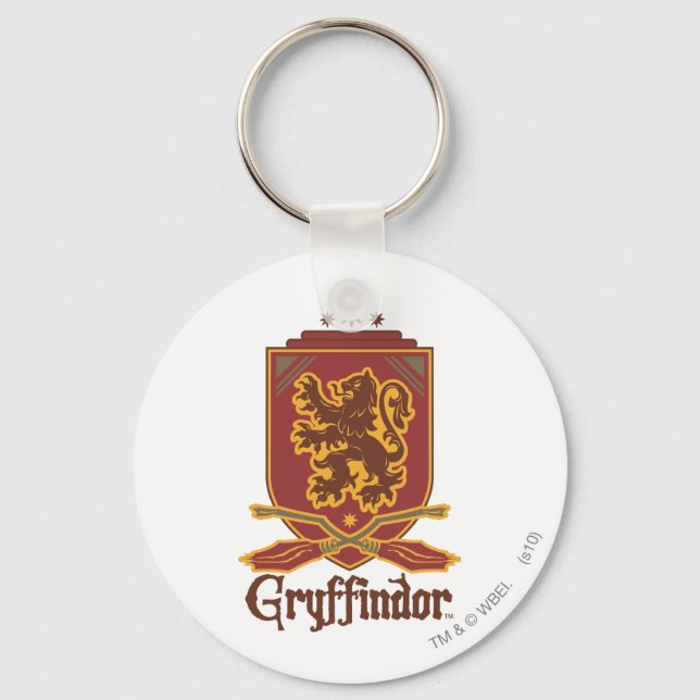 Chaveiro Harry Potter | Gryffindor Insígnia QUIDDITCH™ (Frente)