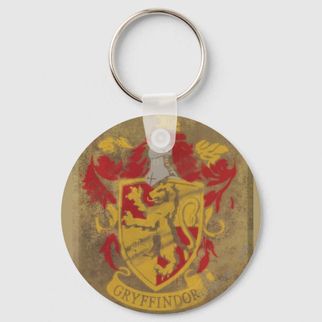 Chaveiro Harry Potter | Gryffindor - Retro House Crest (Frente)