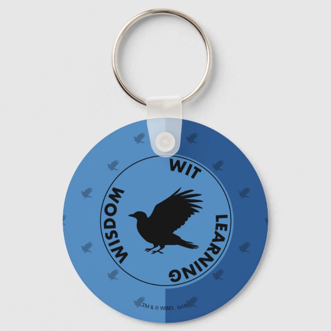 Chaveiro Harry Potter | RAVENCLAW™ Traços para a Casa Gráfi (Frente)