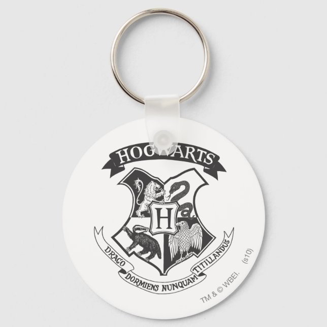 Chaveiro Harry Potter | Retro Hogwarts Crest (Frente)