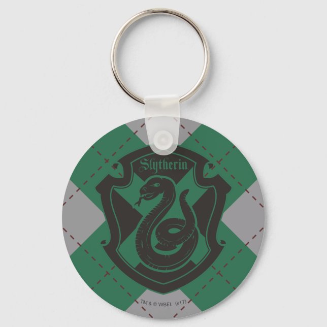 Chaveiro Harry Potter | Slytherin House Pride Crest (Frente)