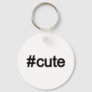 Chaveiro Hashtag # Cute