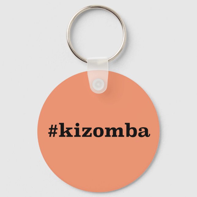Chaveiro Hashtag Kizomba (Frente)