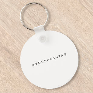 Chaveiro Hashtag   Suas mídias sociais modernas de tendên
