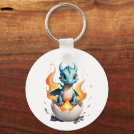 Chaveiro Hatching Baby Dragon Kids Fantasy