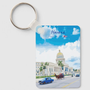 Chaveiro Havana, Cuba - Clássico Alma Clássica Vintage