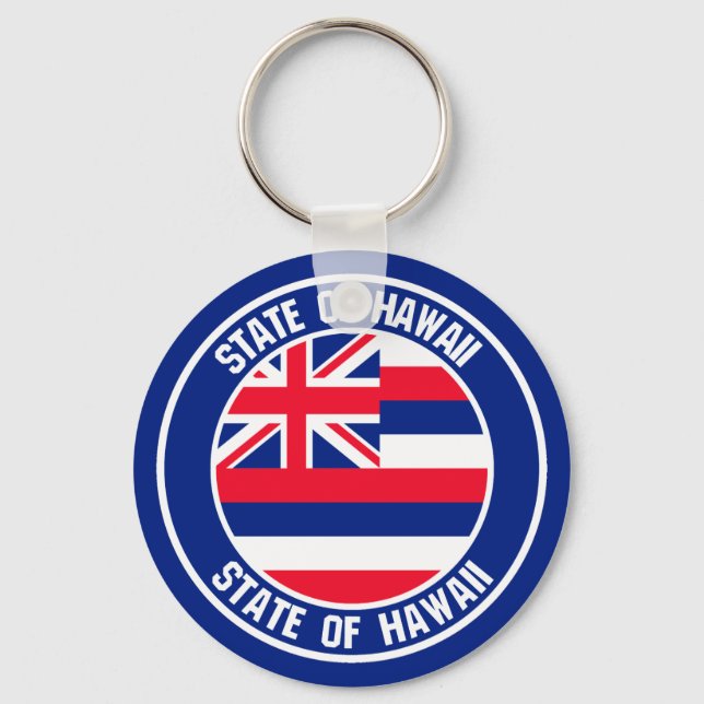 Chaveiro Hawaii Round Emblem (Frente)
