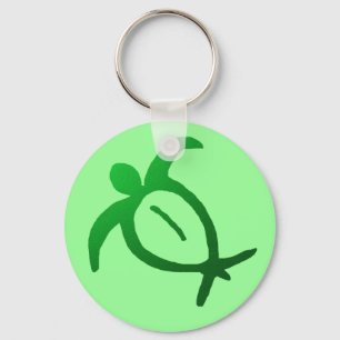 Chaveiro Hawaiian Honu Petroglyph - Keychain