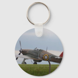 Chaveiro Hawker Hurricane Vista de Três Quartos