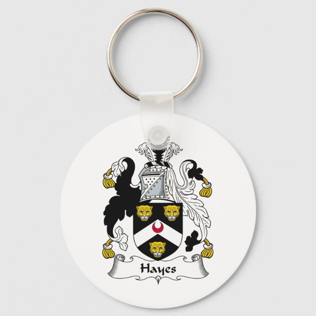 Chaveiro Hayes Family Crest (Frente)