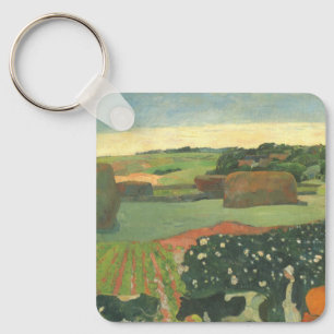 Chaveiro Haystacks na Bretanha por Paul Gauguin, Vintage Ar