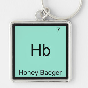 Chaveiro Hb - T-Shirt De Elemento Engraçado Com Badger
