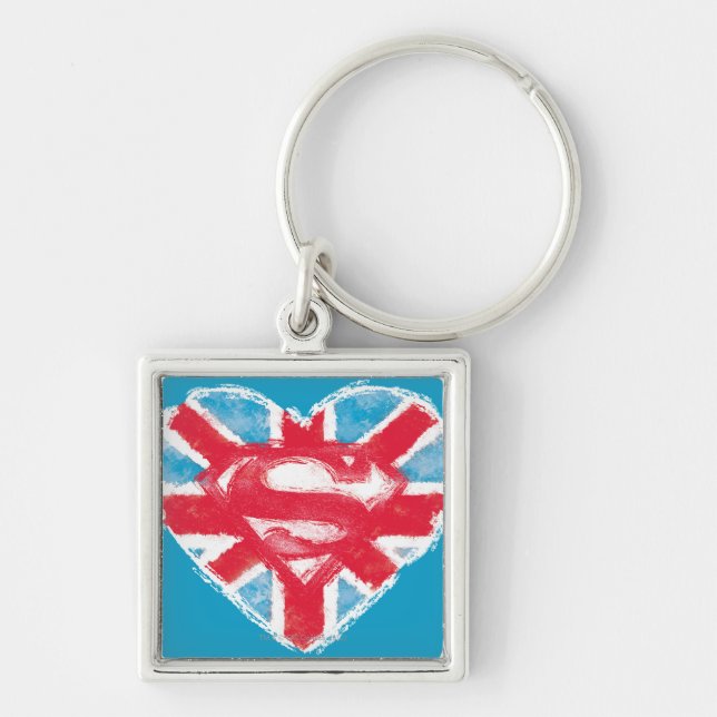 Chaveiro Heart British S-Shield (Frente)