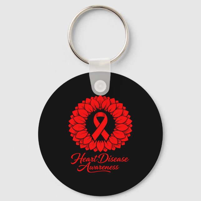 Chaveiro Heart Disease Awareness  (Frente)