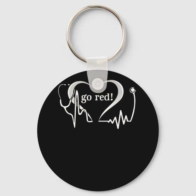 Chaveiro Heart Health Month Feed American Heart Health (Frente)