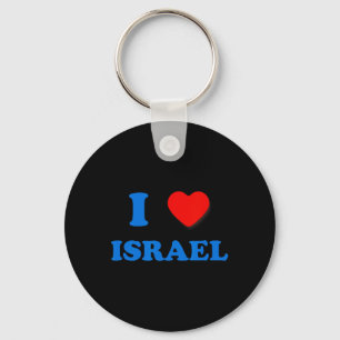 Chaveiro Heart Israel I Love Israel Independence Day Star O