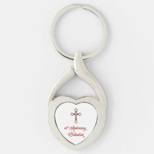 Chaveiro Heart Keychain, 40º Aniversário da Ordination