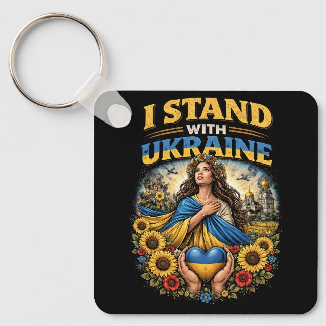 Chaveiro Heart of Ukraine (Frente)