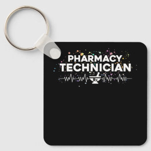Chaveiro Heart Pharmacy Technician Pharmacist