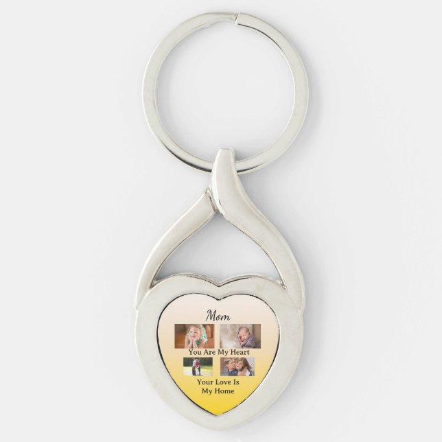 Chaveiro Heartfelt Tribute – Mom Centered Keepsake (Frente)