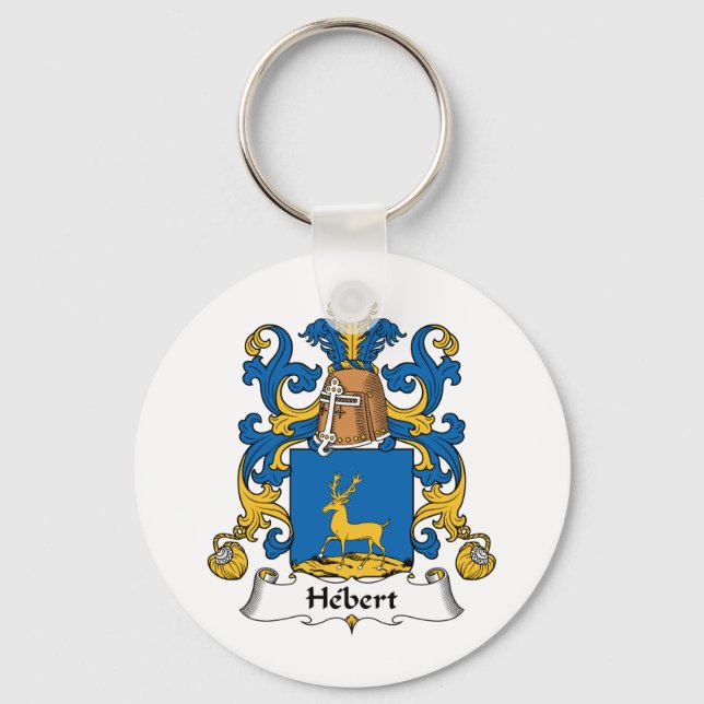 Chaveiro Hebert Family Crest (Frente)