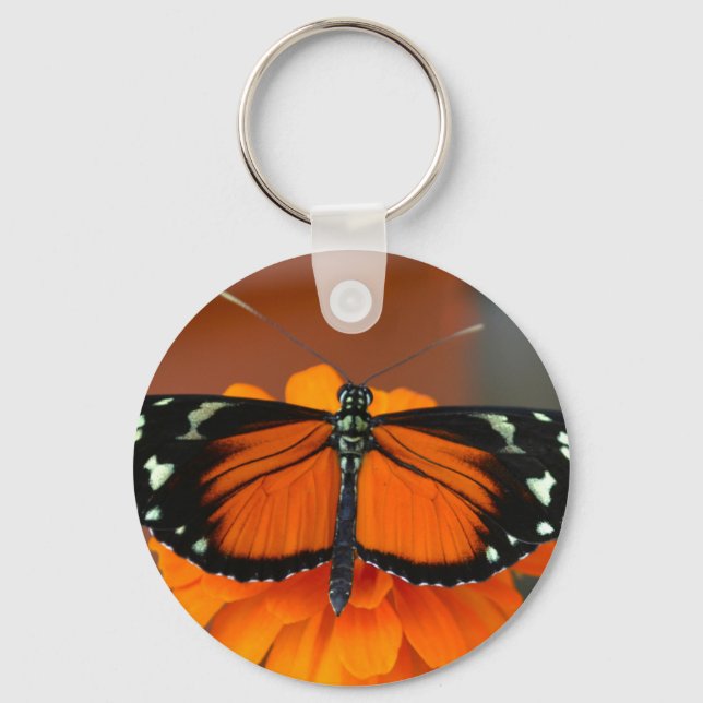 Chaveiro Hecale Longwing Butterfly (Frente)