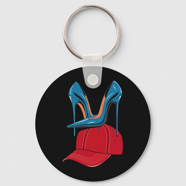 Chaveiro Heels pisando na Eleição do Chapéu da MAGA Vermelh (Frente)