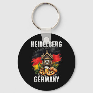 Chaveiro Heidelberg Alemanha Souvenir German Flag Viagem
