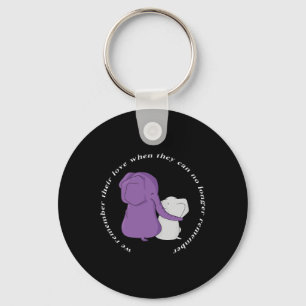 Chaveiro Heimerheimer Sensibilização Mês I Endheimer Purple
