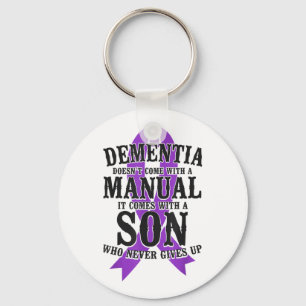 Chaveiro Heimers Dementia Pai de apoio à conscientização Mã