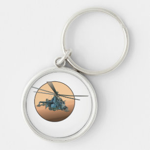 Chaveiro helicóptero de animação