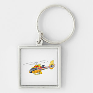 Chaveiro Helicóptero de desenho animado