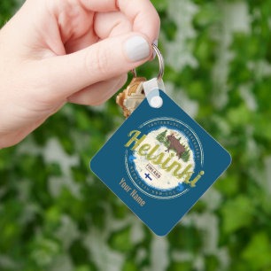 Chaveiro Helsínquia, capital da Finlândia da lembrança de c