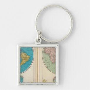 Chaveiro Hemisfério Ocidental e Oriental