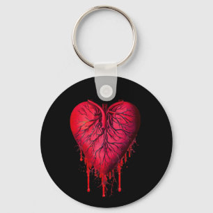 Chaveiro Hemorragia Cardíaca Amor Coração quebra Arte surre