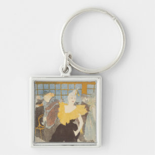 Chaveiro Henri de Toulouse-Lautrec o Clownesse no R