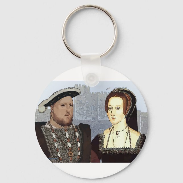 Chaveiro Henry VIII e Ann Boleyn (Frente)
