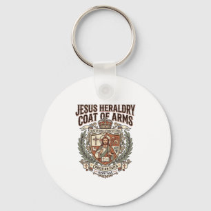 Chaveiro Heráldica de Jesus Brasão de Armas Jesus Heráldica