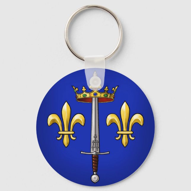 Chaveiro Heraldry de Joan of Arc Jeanne d'Arc (Frente)