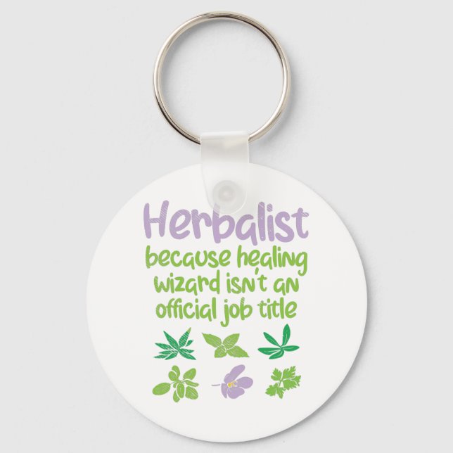 Chaveiro Herbalist Herbs Funny (Frente)