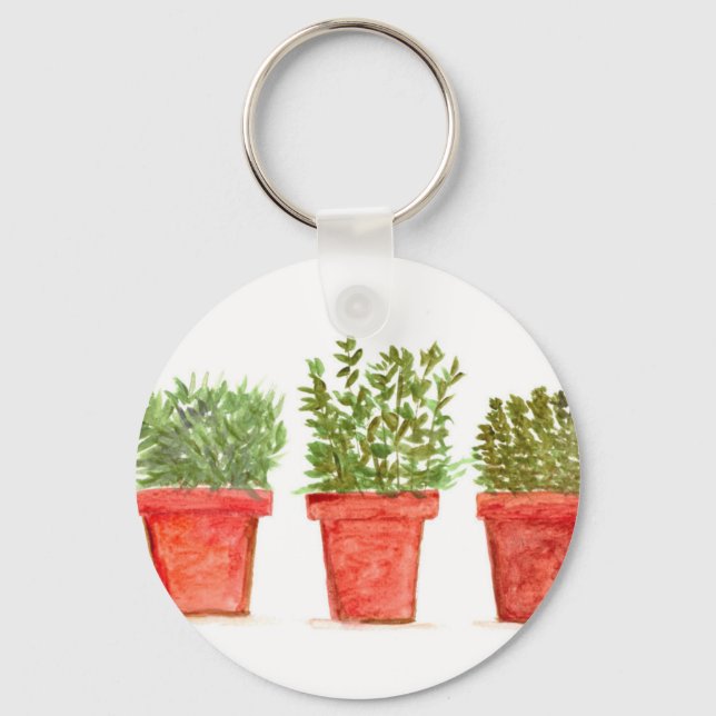 Chaveiro Herbs thyme rosemary menta (Frente)
